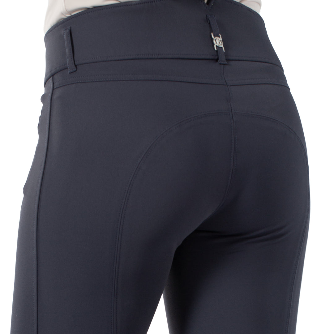 B Vertigo Tiffany Womens High Waist Silicone Knee Patch Breeches image 
