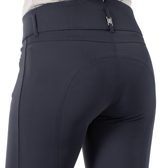B Vertigo Tiffany Womens High Waist Silicone Knee Patch Breeches image 
