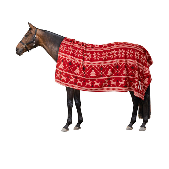 Horze Santa Christmas Throw Blanket image 