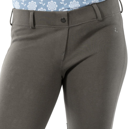 Horze Ella Womens Pull-On Knee Patch Breeches image 