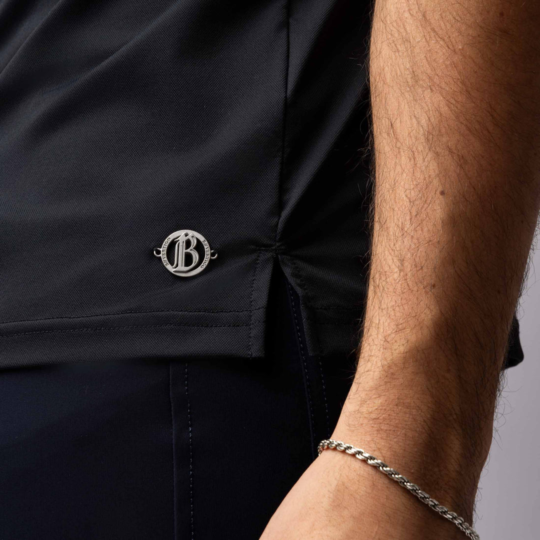 B Vertigo Flynn Mens Technical Polo Shirt image 