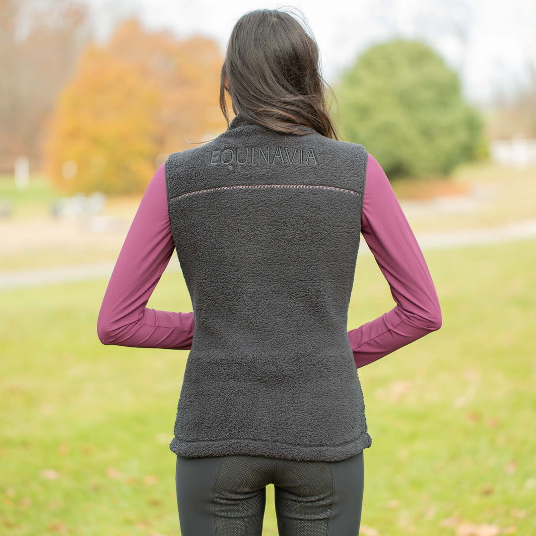 Equinavia Emma Womens Teddy Fleece Vest image 