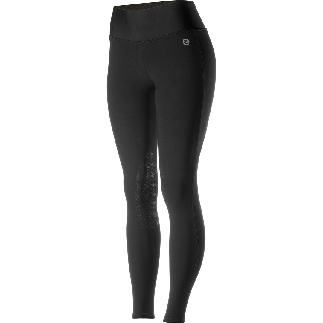 Horze Juliet Womens Hyper Flex Knee Patch Tights image 