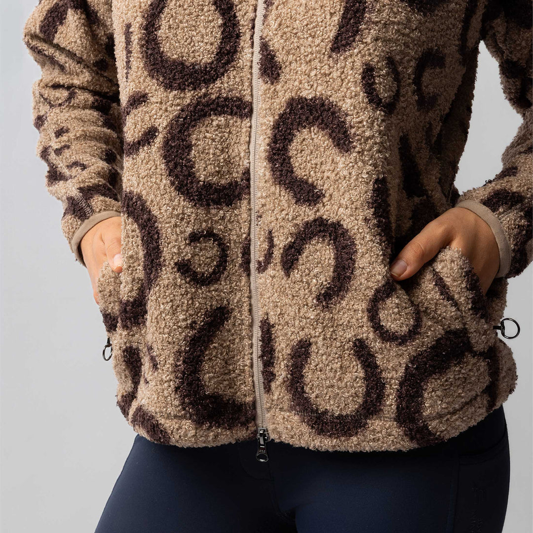Horze Ariana Womens Teddy Fleece Jacket image 