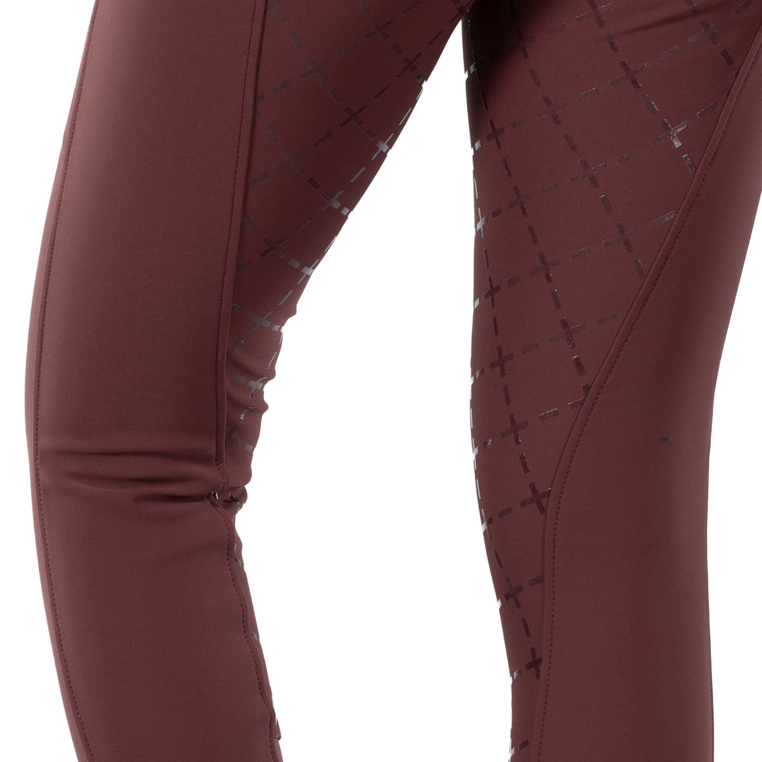 Horze Desiree Womens Silicone Full Seat Breeches with Belt Loops image 