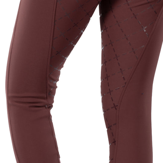 Horze Desiree Womens Silicone Full Seat Breeches with Belt Loops image 