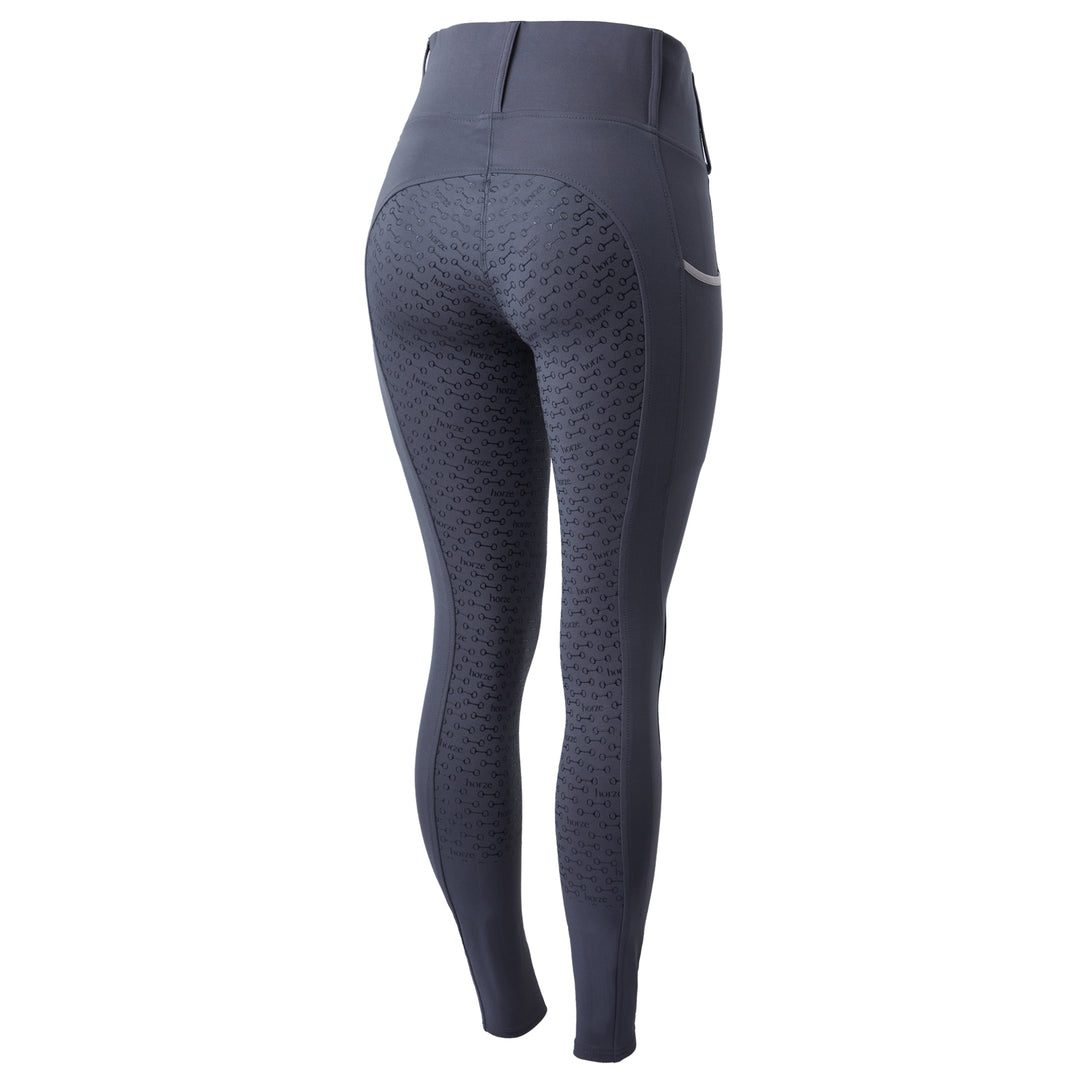 Horze Lucinda Womens High-Waist Tights w/ Silicone Full Grip image #1