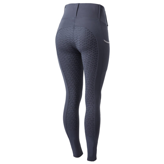 Horze Lucinda Womens High-Waist Tights w/ Silicone Full Grip image 