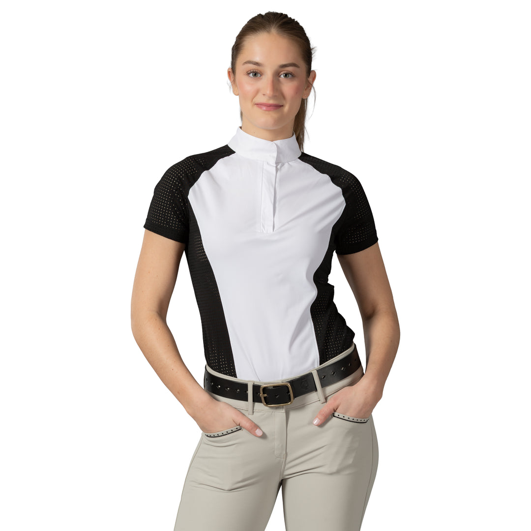 Equinavia Sara Womens Perforated Short Sleeved Show Shirt image #1