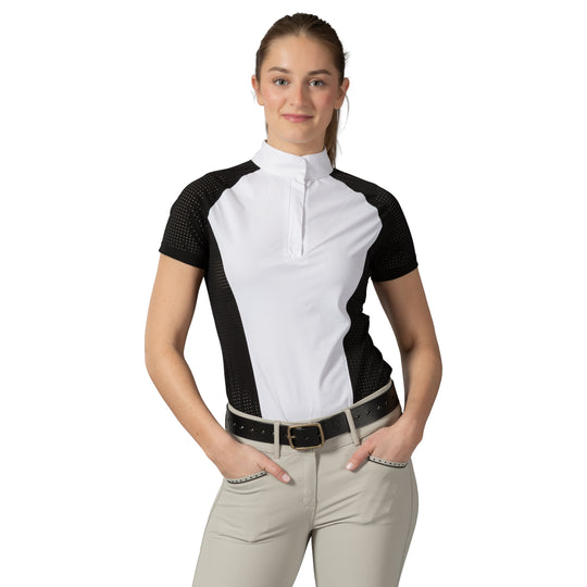 Equinavia Sara Womens Perforated Short Sleeved Show Shirt image 
