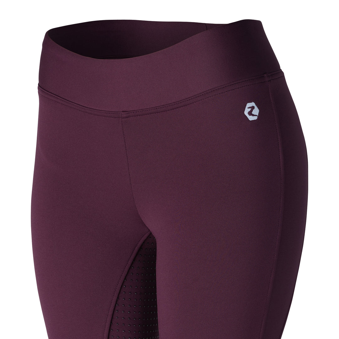 Horze Active Womens Winter Silicone Full Seat Tights image 