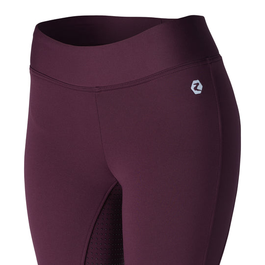 Horze Active Womens Winter Silicone Full Seat Tights image 