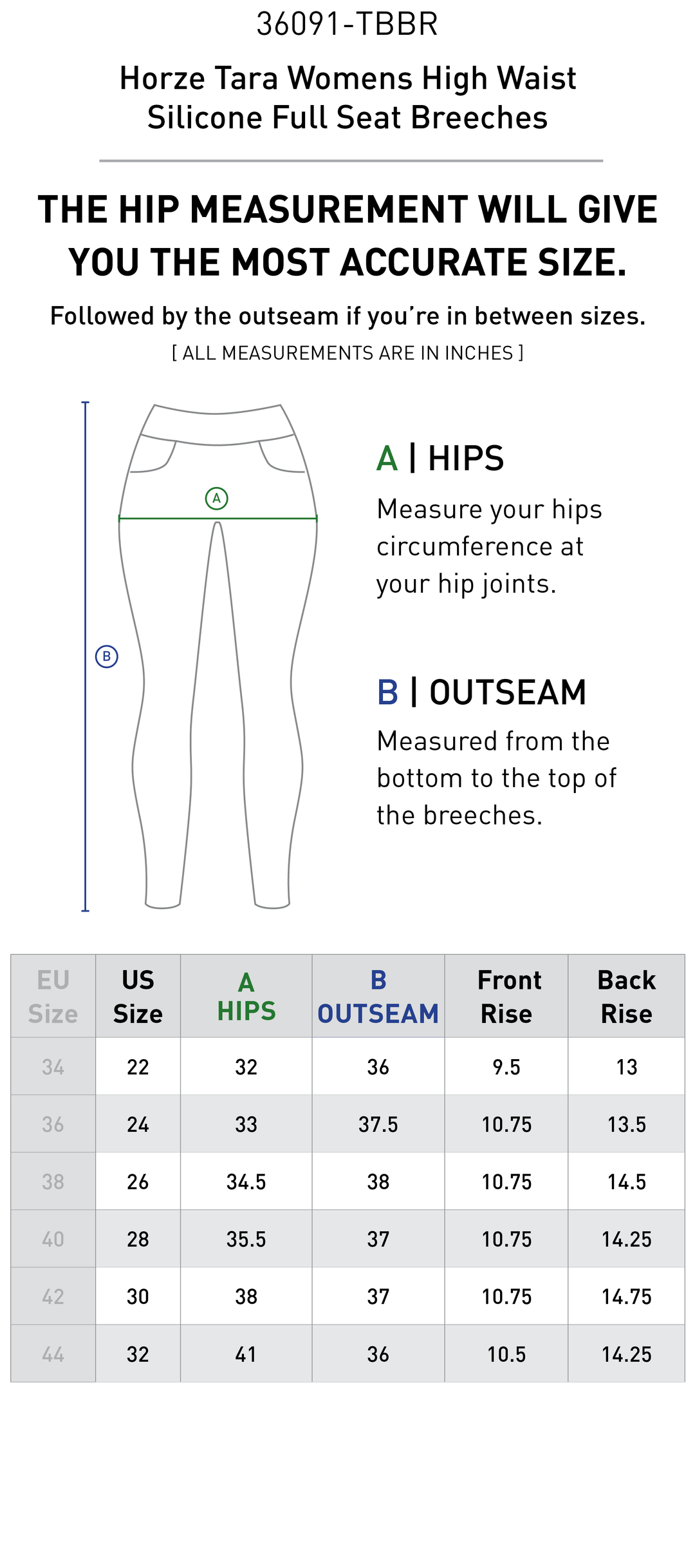 Size chart: Women&