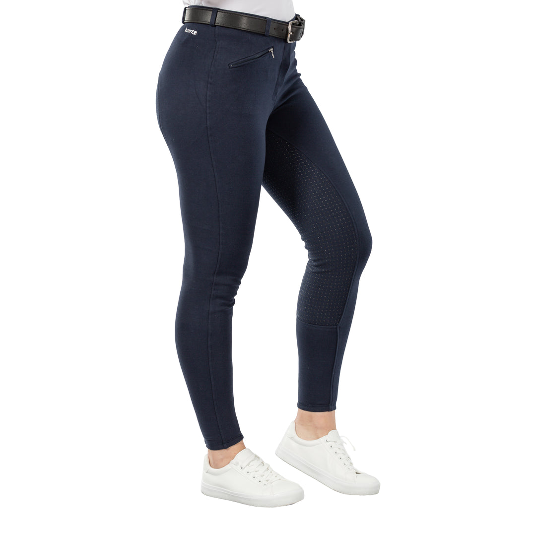 Horze Active Womens Silicone Full Seat Breeches image 