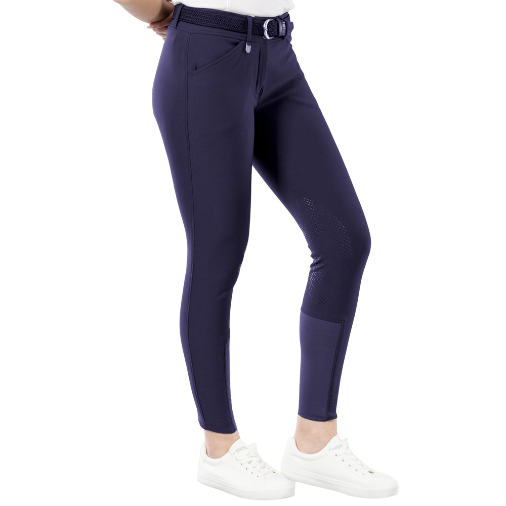 Horze Grand Prix Womens Silicone Knee Patch Breeches image #2