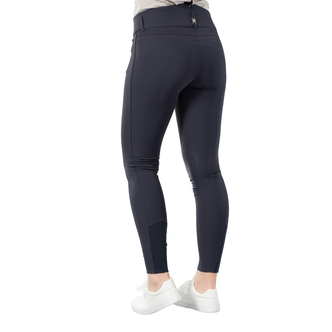 B Vertigo Tiffany Womens High Waist Silicone Knee Patch Breeches image 