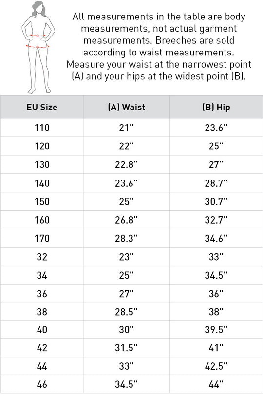 Size chart: Kid&