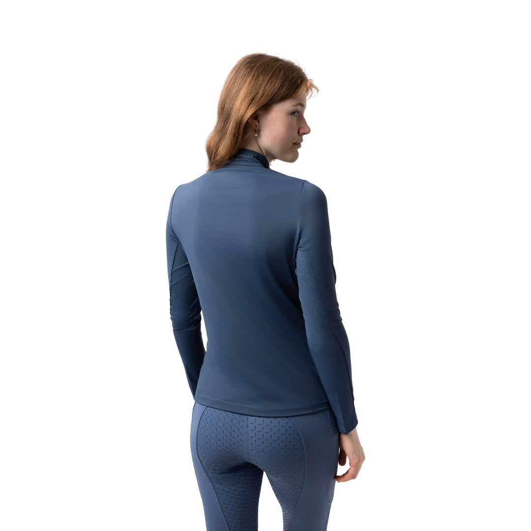 Horze Eloise Womens Quarter Zip Long Sleeve Training Shirt image 