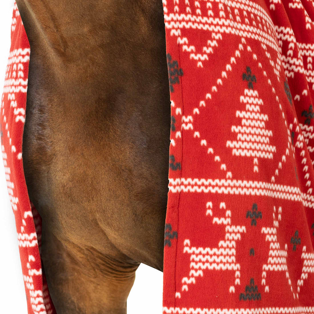 Horze Santa Christmas Throw Blanket image 