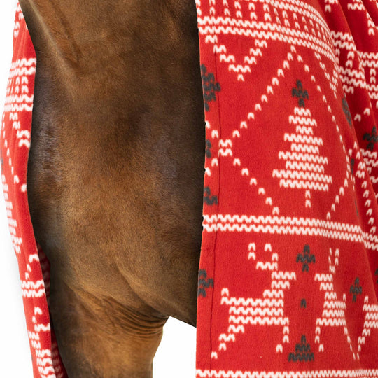 Horze Santa Christmas Throw Blanket image 