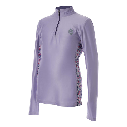 Equinavia Lena Kids Long Sleeve Quarter Zip Shirt image 