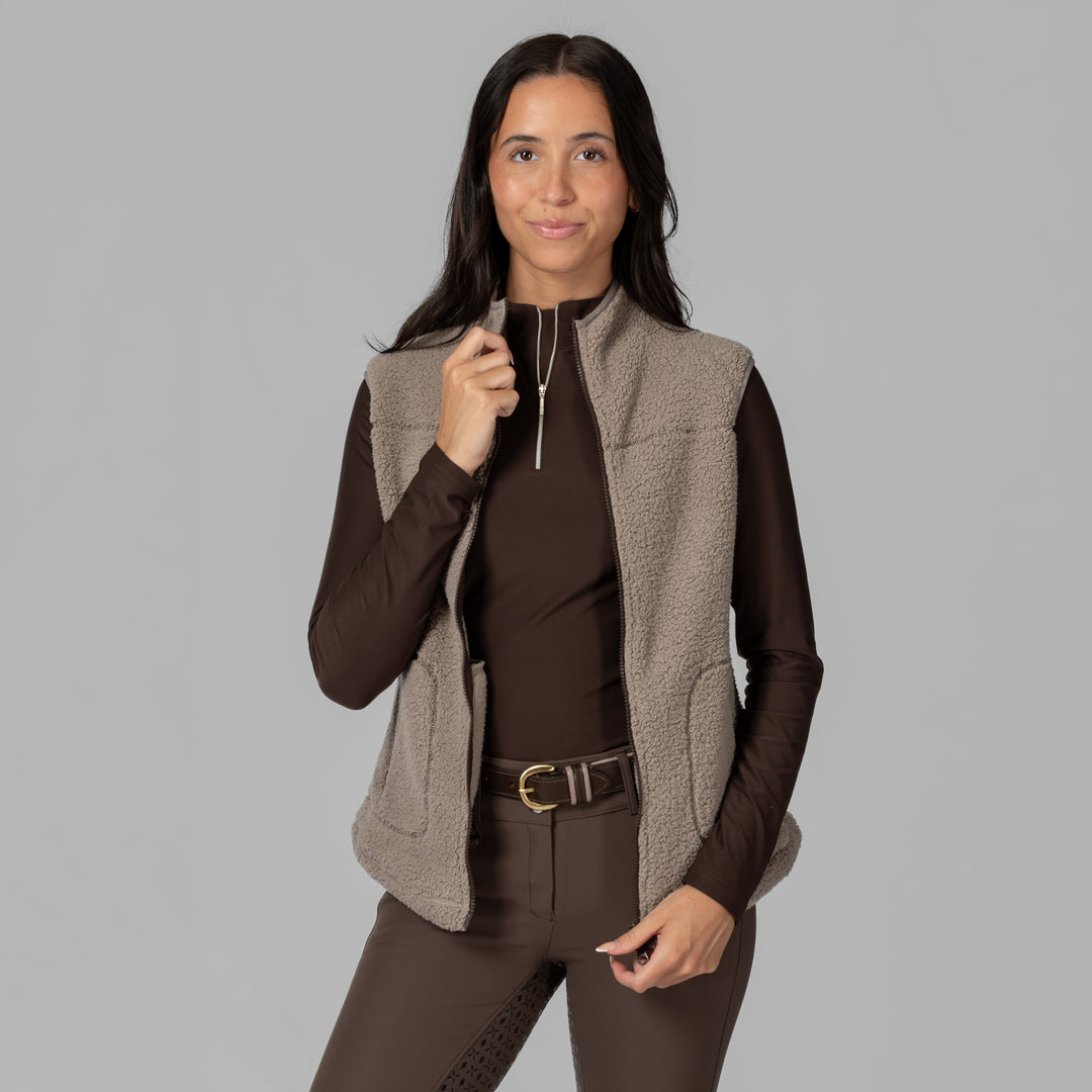 Equinavia Emma Womens Teddy Fleece Vest image 