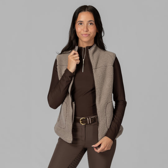 Equinavia Emma Womens Teddy Fleece Vest image 