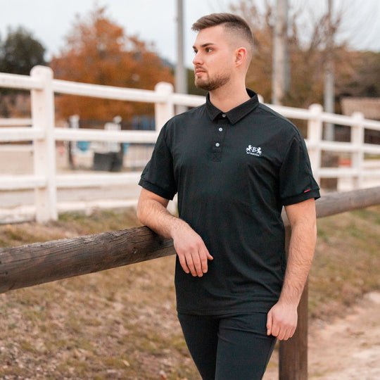 B Vertigo Flynn Mens Technical Polo Shirt image 