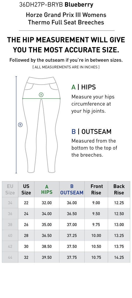 Size chart: Women&