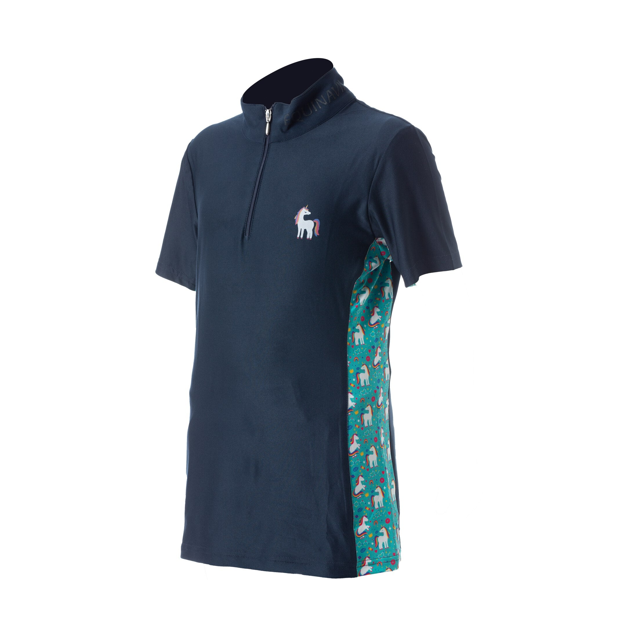 Equinavia Lena Kids Short Sleeve Quarter Zip Shirt image #1