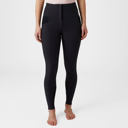 B Vertigo Natalia Womens Sculpting Full Seat Breeches With Lace Detail image 