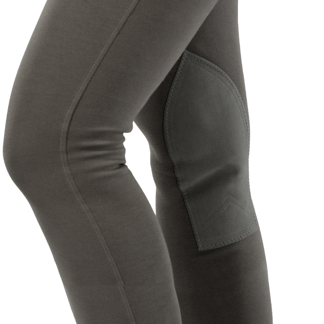 Horze Ella Womens Pull-On Knee Patch Breeches image 