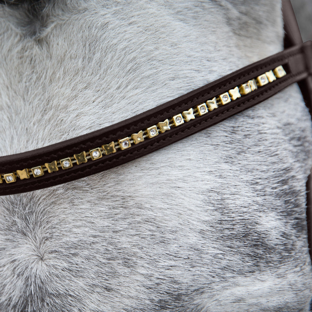 Horze Weston Flash Bridle w/ Reins image 
