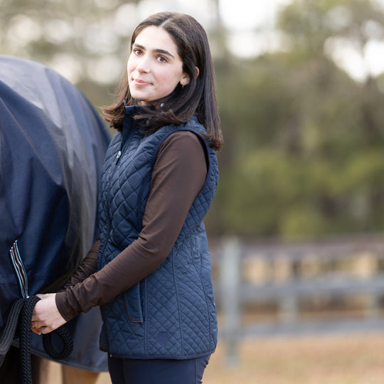 Equinavia Cecilia Womens Quilted Barn Vest image 