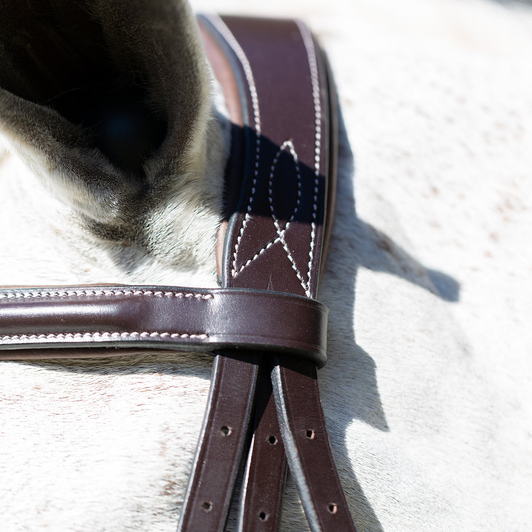 Equinavia Valkyrie Wide Noseband Hunter Bridle with Reins image 