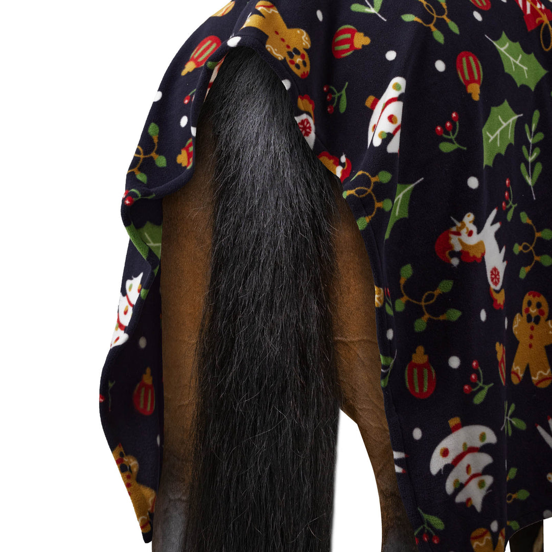 Horze Santa Christmas Throw Blanket image 