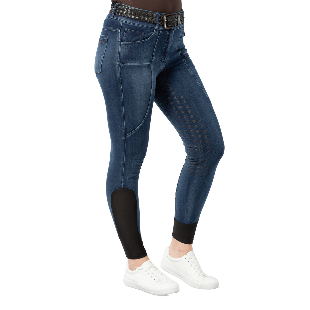 Equinavia Helena Womens Denim Full Seat Breeches image 