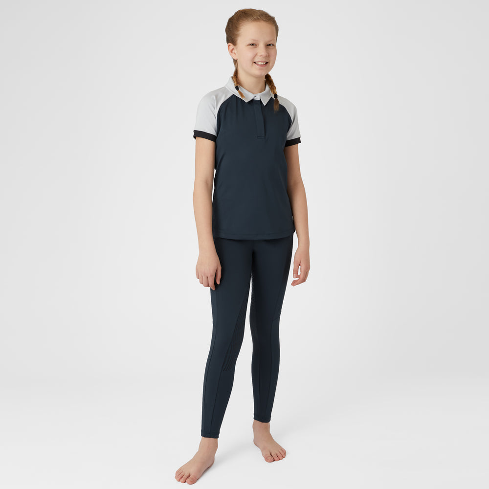 Horze Laura Kids Ventilated Polo Training Shirt image #2