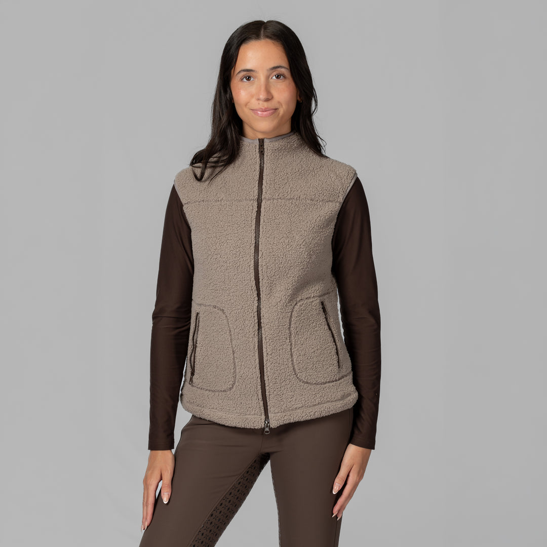 Equinavia Emma Womens Teddy Fleece Vest image 