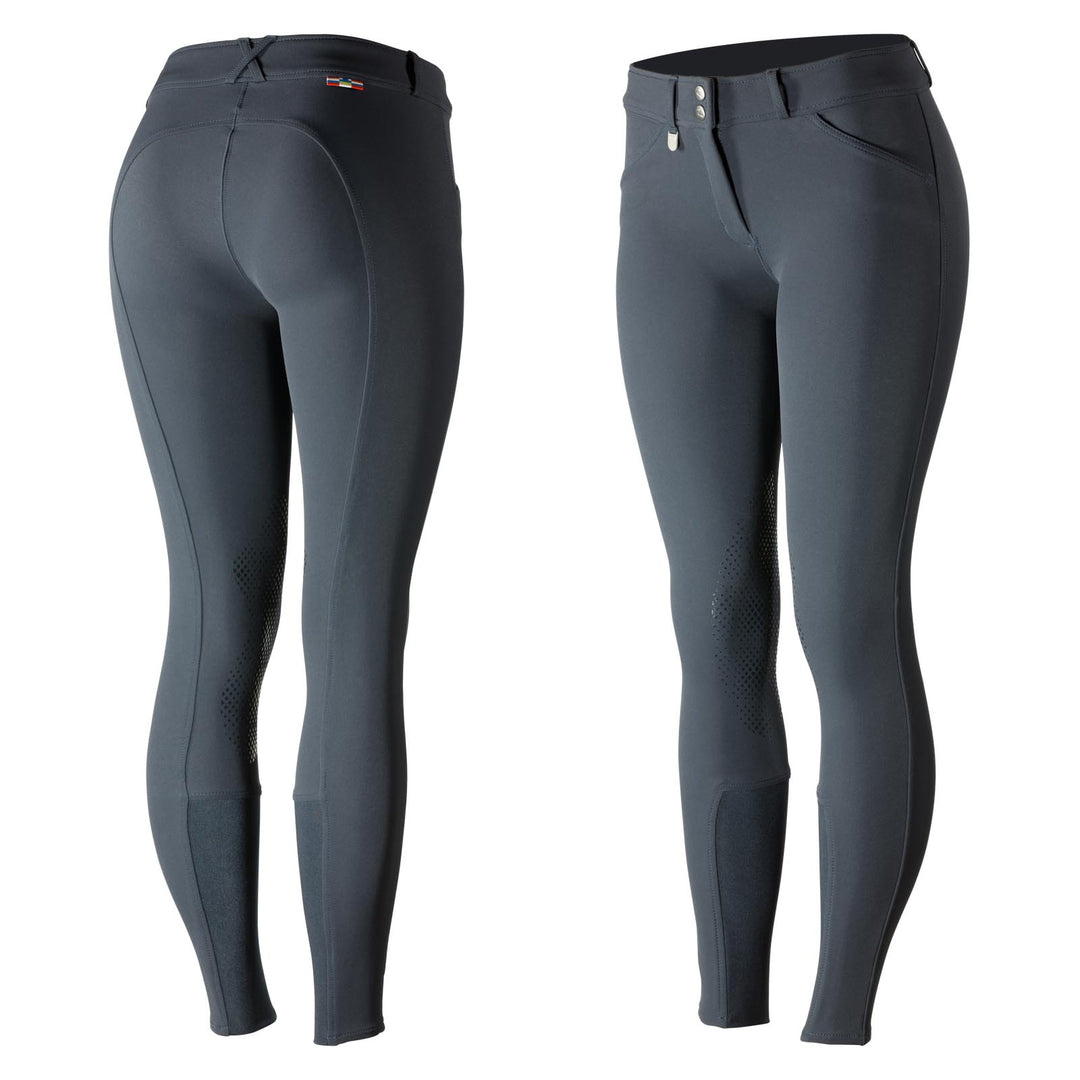 Horze Grand Prix Womens Silicone Knee Patch Breeches image 