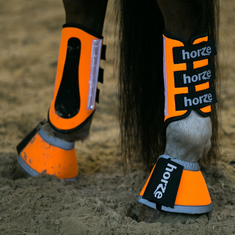 Horze Reflective Bell Boots image 