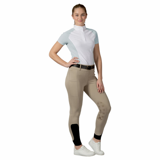 Equinavia Sara Womens Perforated Short Sleeved Show Shirt image 