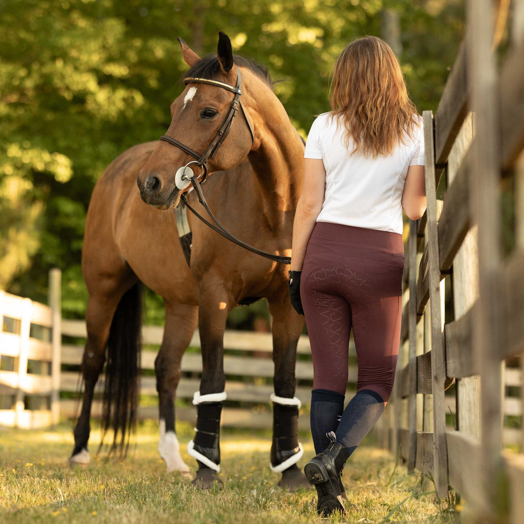 Horze Gillian Womens Silicone Full Seat Tights image 