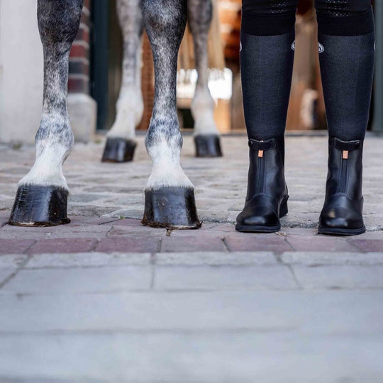 Horze Rose Womens Leather Jodhpurs image 