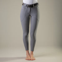 Tredstep Ireland Trace Compression Womens Knee Patch Breeches - Gray