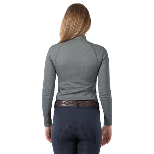 Equinavia Lara Womens Houndstooth Quarter Zip image 