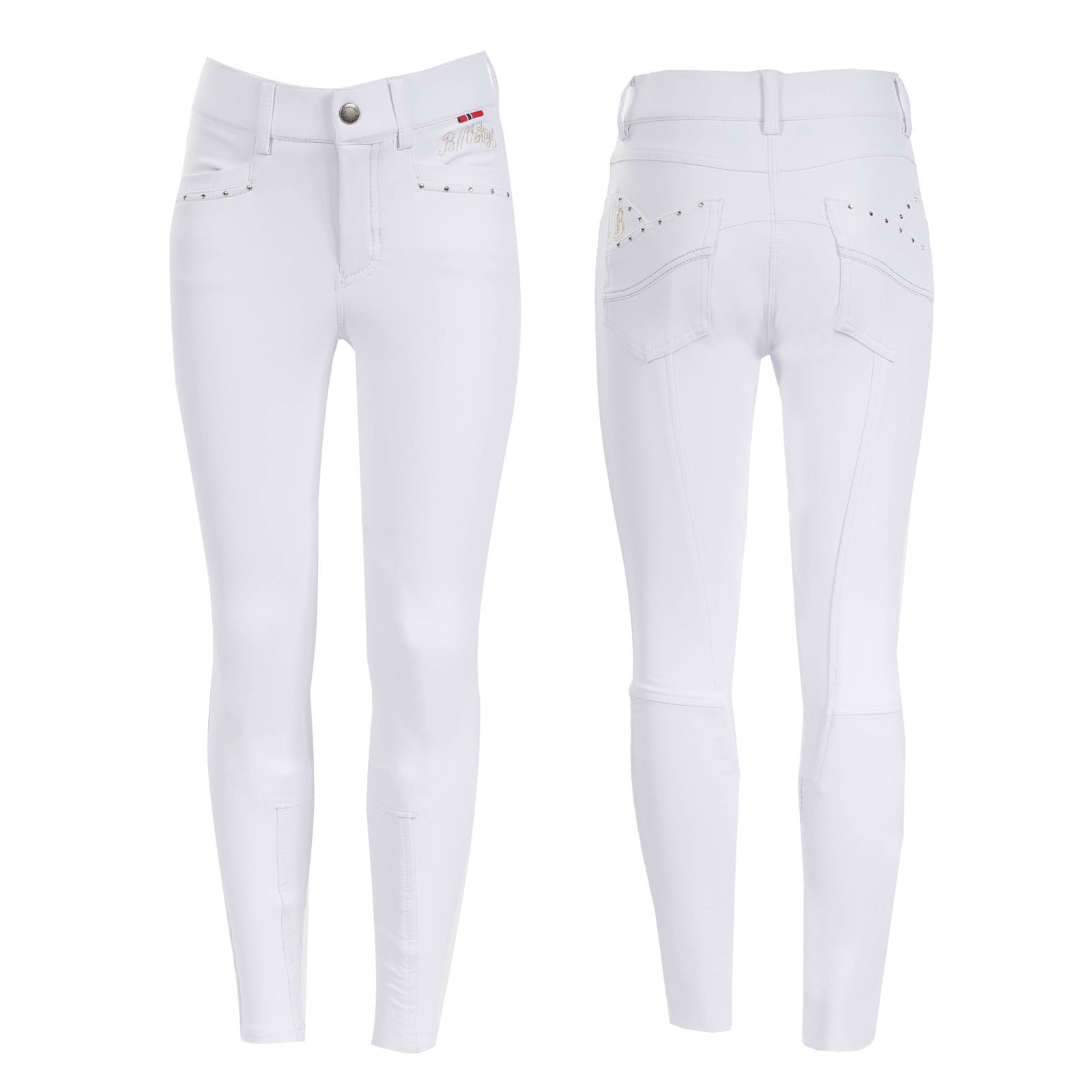 B Vertigo Olivia Girls Silicone Full Seat Breeches image #1