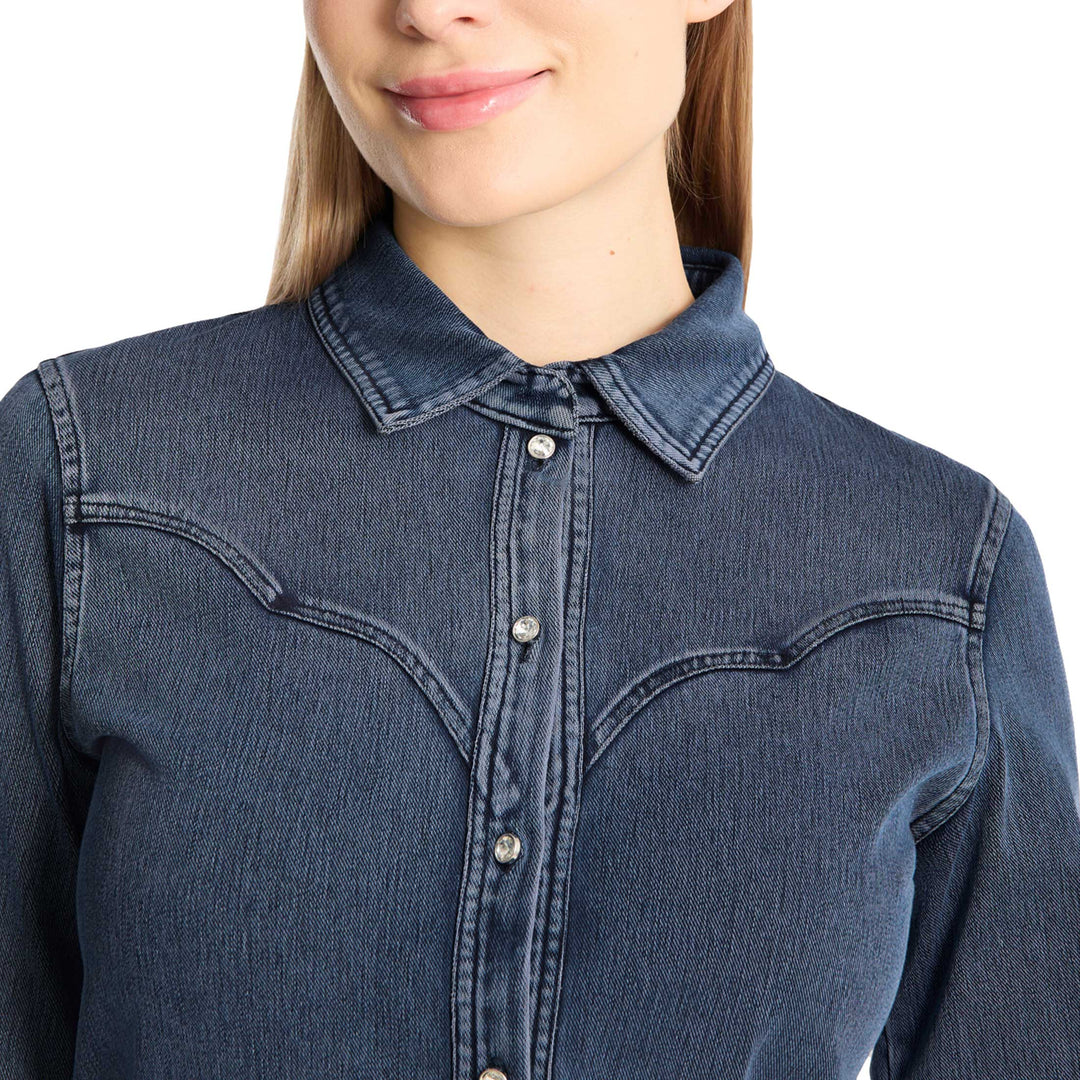 Horze Ulrika Womens Western Stretch Shirt image 