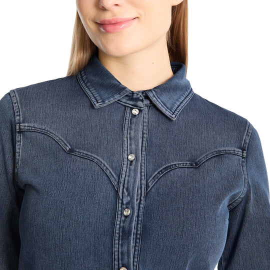 Horze Ulrika Womens Western Stretch Shirt image 