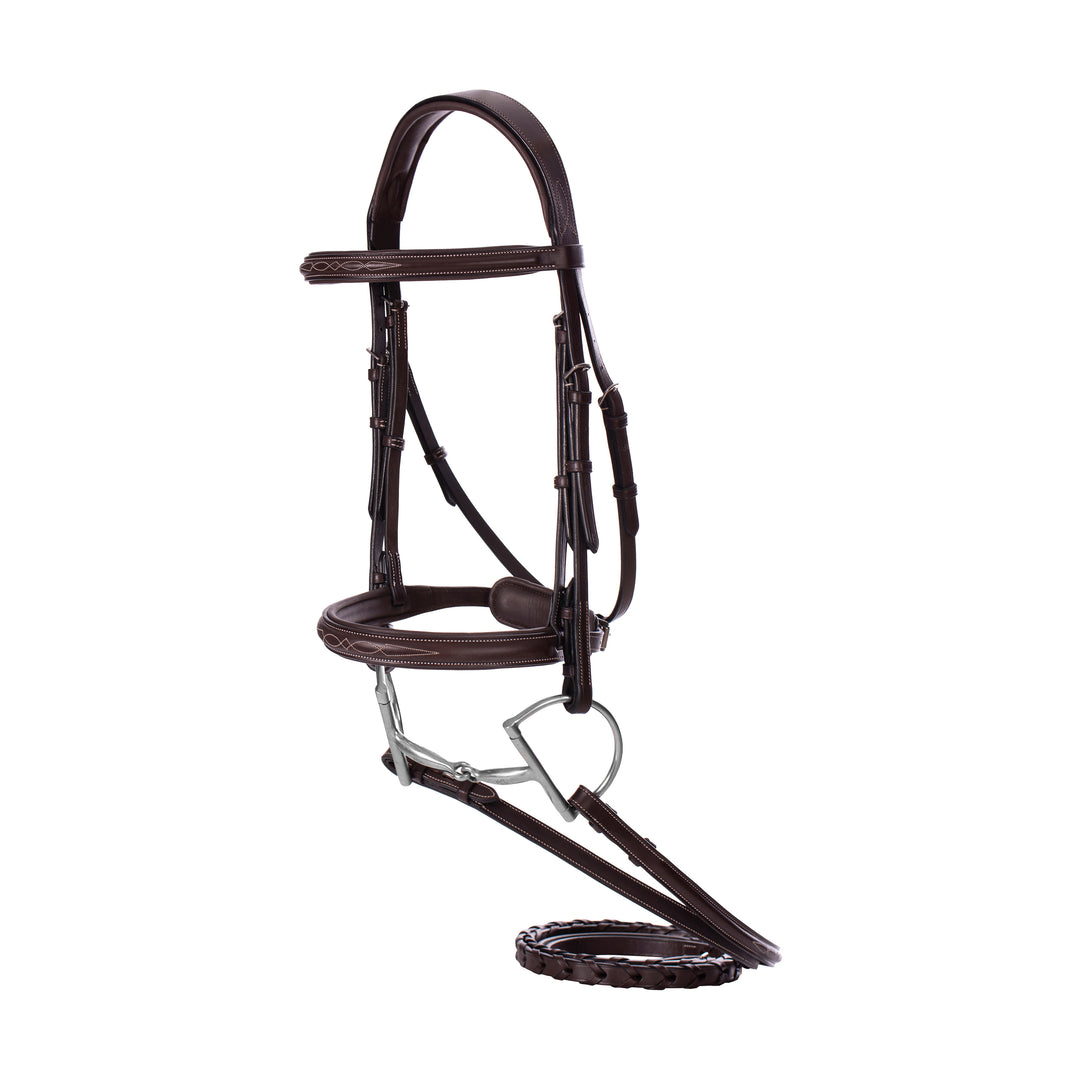 Equinavia Valkyrie Fancy Stitched Hunter Bridle &amp; Reins image 